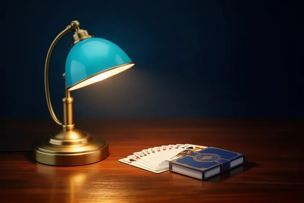 Ảnh minh hoạ đèn bàn đồng cho mục kinh nghiệm game bài SHBETSKY
